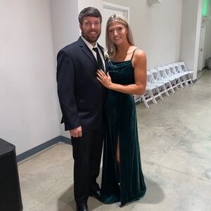 Birdy Grey velvet bridesmaid dress size Small